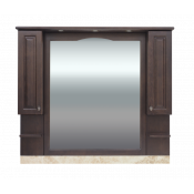 Зеркальный шкаф Misty Capan 120 (темный)