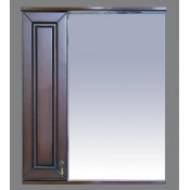 Зеркальный шкаф Misty Лига 55 темное дерево