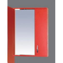 Зеркальный шкаф Misty Стиль 55 R красный