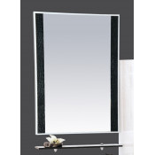 Зеркало Misty Гранд Lux 70 черно-белое Croco