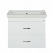 Тумба подвесная Misty Калипсо 60 с 2-мя ящиками подвесная белая