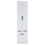 Пенал Misty Жасмин 50 белая эмаль без корзины с 2 ящиками