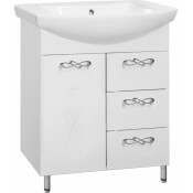 Тумба под раковину Style Line Венеция 65 белая ЛС-00000254