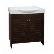 Тумба напольная с раковиной Style Line Кантри 76 Венге ЛС-00000029