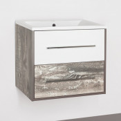 Тумба под раковину Style Line Экзотик ЛС-00000400 65 Plus белый/экзотик