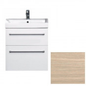 Тумба с раковиной Villeroy&Boch 2DAY2/SUBWAY 2.0 A98100E9+71136001 light wood