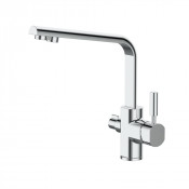 Смеситель для кухонной мойки Raiber RF6901, под фильтр, хром