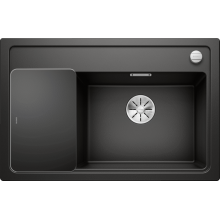 Кухонная мойка Blanco Zenar XL 6S Compact, черный, чаша справа, доска стекло