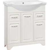 Тумба напольная под раковину Style Line Олеандр-2 75 Люкс, рельеф пастель ЛС-00000200