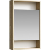 Шкаф зеркальный Aqwella City SIT0405DB дуб балтийский