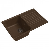Мойка кухонная Raiber Актерман RQ144, 74 х 48 см, цвет - шоколад