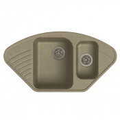 Мойка кухонная Raiber Айфель RQ987, 93 х 50 см, цвет - топаз