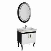 Нижний модуль с раковиной Creavit Antik AN0080.01.SB черный