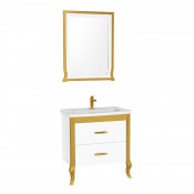 Тумба с раковиной Creavit Karen KN0080.01.BA+ID080