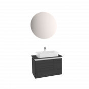 Тумба с раковиной Creavit Yoga YG0085.00.PA