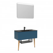 Тумба с раковиной Creavit Zeon ZE0100.00.MM+SU100.6