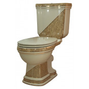 Унитаз-компакт Creavit Klasik Декор DIAG./BEJ KL310.301E0 Карамель