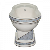 Биде напольное Creavit KLASIK Декор DIAG./GRI KL500.000I0