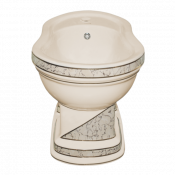 Биде Creavit Klasik Декор DIAG./BEJ KL500.300E0 карамель