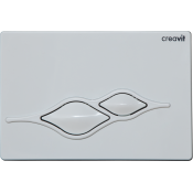 Кнопка для инсталляции Creavit UFO GP1001.00 белая
