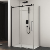 Душевое ограждение Black & White S808 900x1000