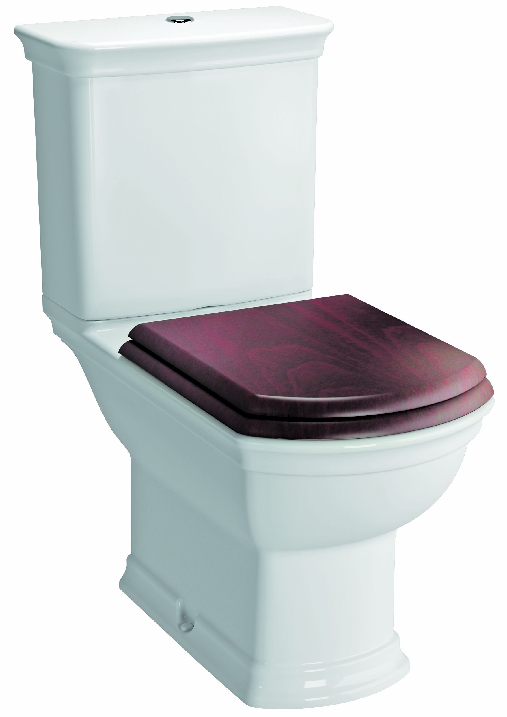 Унитаз напольный Vitra Serenada 9722B003-7204 с деревянным сиденьем