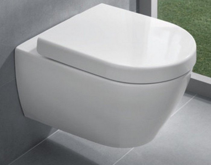 Подвесной унитаз Villeroy&Boch Subway 2.0 5614R0R1 безободковый