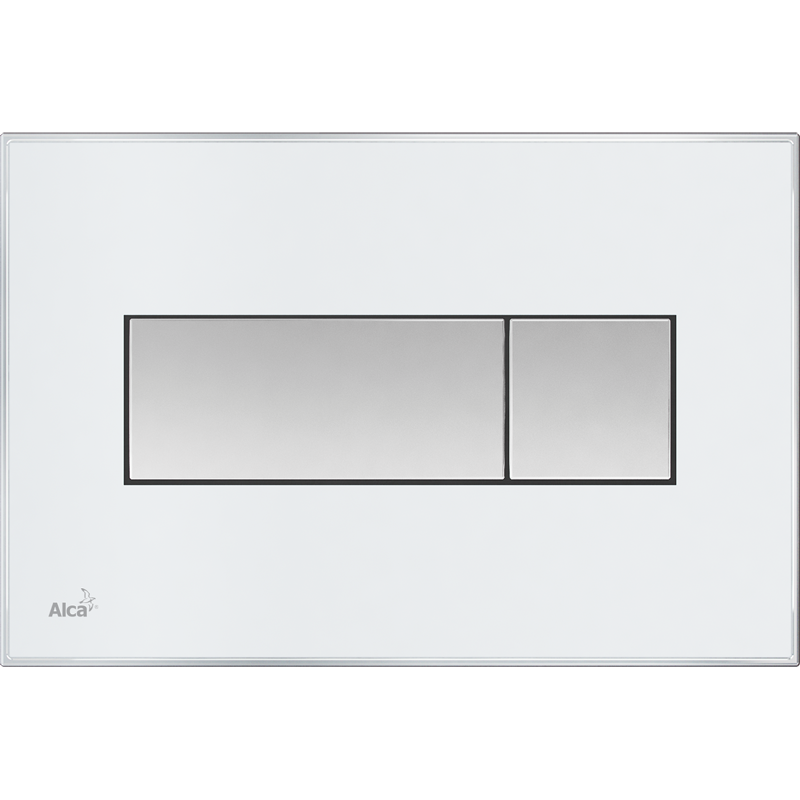 Клавиша смыва Alcaplast M1370 белая матовая
