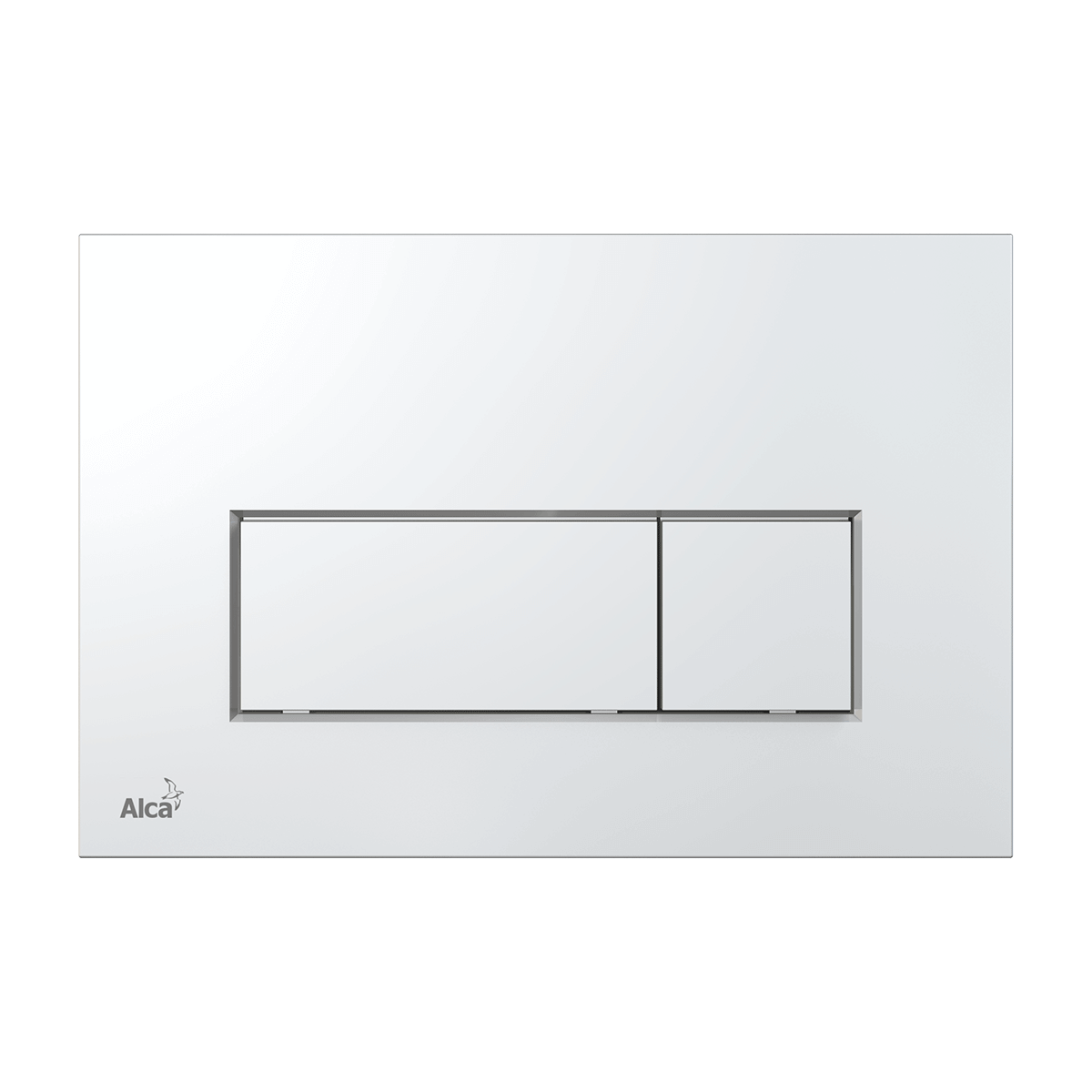 Клавиша смыва AlcaPlast Thin M571, хром - глянцевая