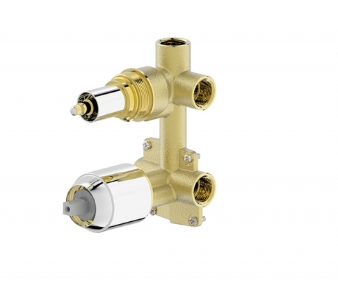 Скрытая часть смесителя Bravat Rhein D982CP-B-ENG
