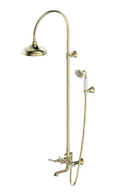 Душевая колонна со смесителем для ванны Bravat Art F65193AR-A3-RUS