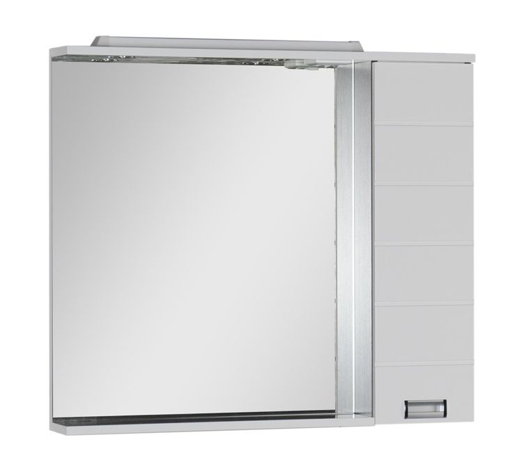 Зеркало-шкаф Aquanet Сити 100 00170567, цвет венге