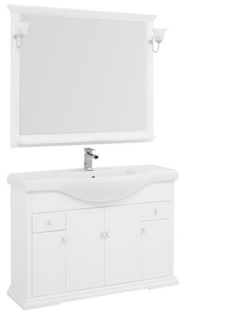 Комплект мебели для ванной Aquanet Лагуна 120 белый 175443