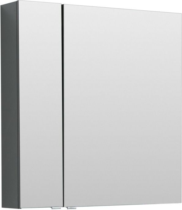 Зеркало-шкаф Aquanet Алвита 80 серый антрацит 240109