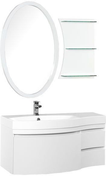 Комплект мебели для ванной Aquanet Опера 115 L белый 169448