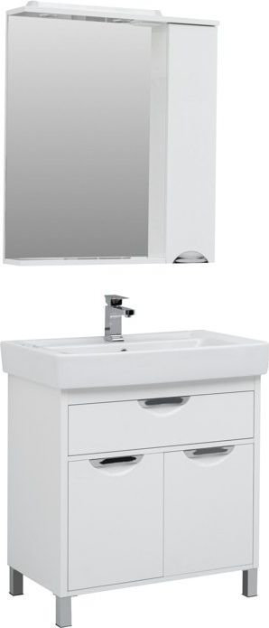 Мебель для ванной Aquanet Гретта 80 New белый (1 ящик, 2 дверцы)  251143