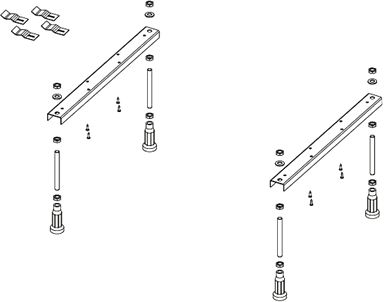 Ножки для акриловой ванны Riho Universal POOTSET01U