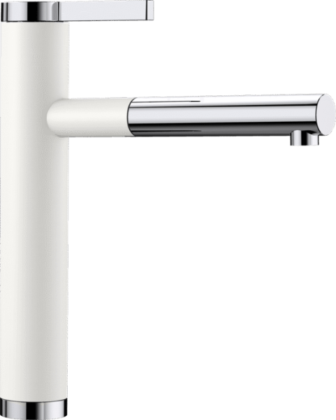 Смеситель Blanco Linee-S Silgranit, белый