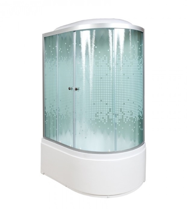 Душевая кабина Deto L 920 L с электрикой 120x80