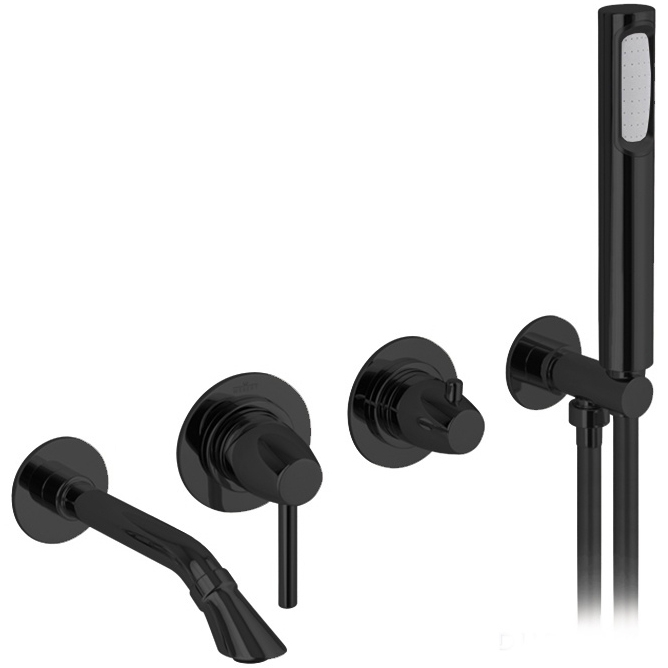 Смеситель для ванны Webert Opera Moderna OE860312560 черный матовый