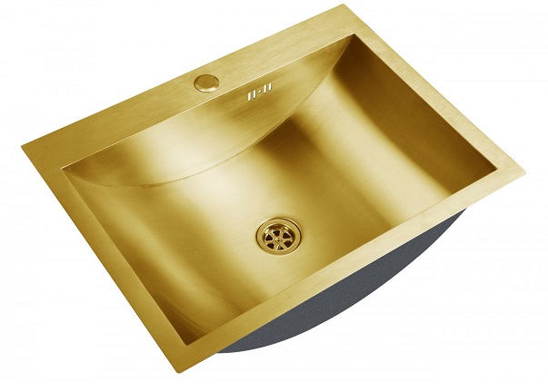 Раковина Zorg Inox U 4560 BRONZE бронза