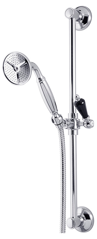 Душевой гарнитур Caprigo Adria Swarovski 01B-060-crm хром