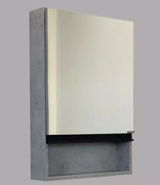 Зеркальный шкаф Comfortу Эдинбург-60 00-00002043 бетон светлый