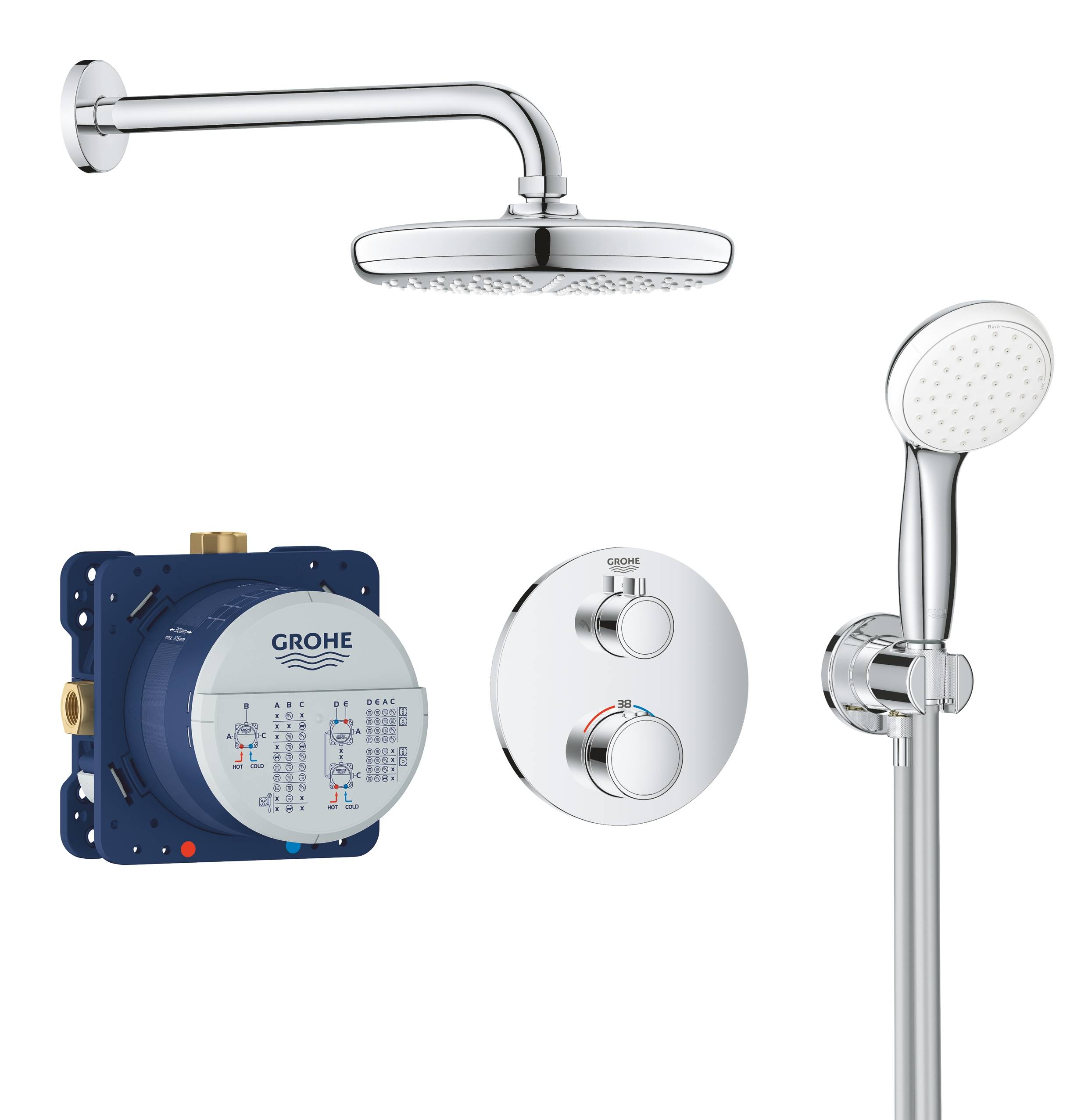 Душевая система Grohe Grohtherm 34727000