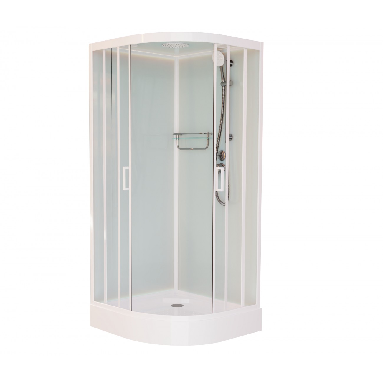 Душевая кабина Frank F409 White 90х90 фото