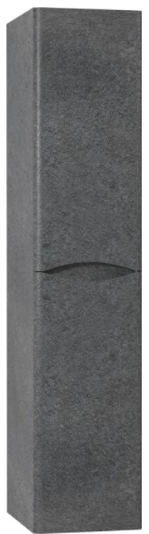 Пенал подвесной Vod-ok Adel 35 8673 с б/к правый серый камень