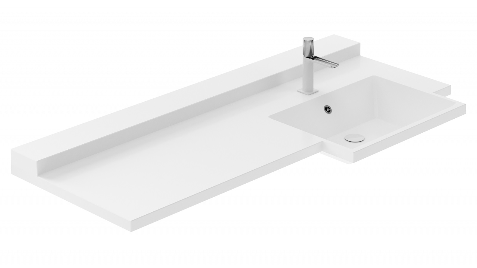 Раковина Цвет и Стиль Спарта 135 НФ-00007894 правая белый глянец