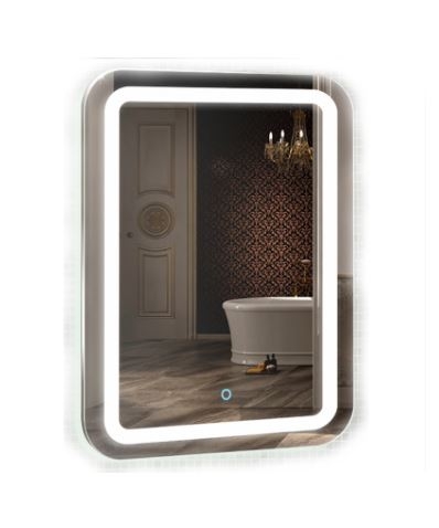 Зеркало Цвет и стиль Lucia Led НФ-00011394 с подогревом, часами и датчиком движения