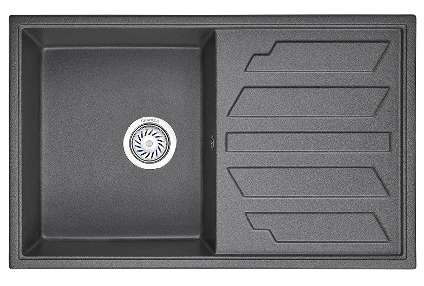 Кухонная мойка Granula GR-8002 79x50 графит