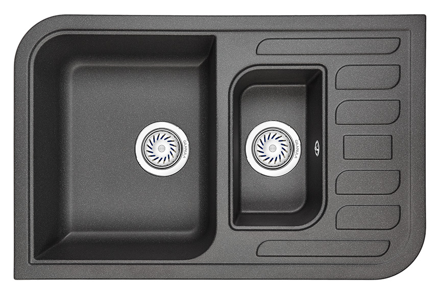 Кухонная мойка Granula 7803bl черный